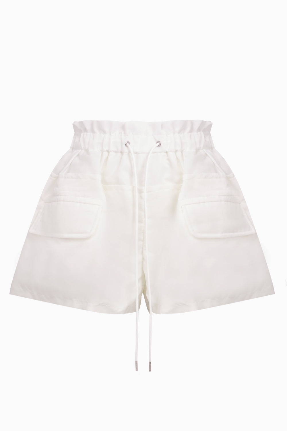 DRAWSTRING PUFFED SHORT | OFF WHITE - 1