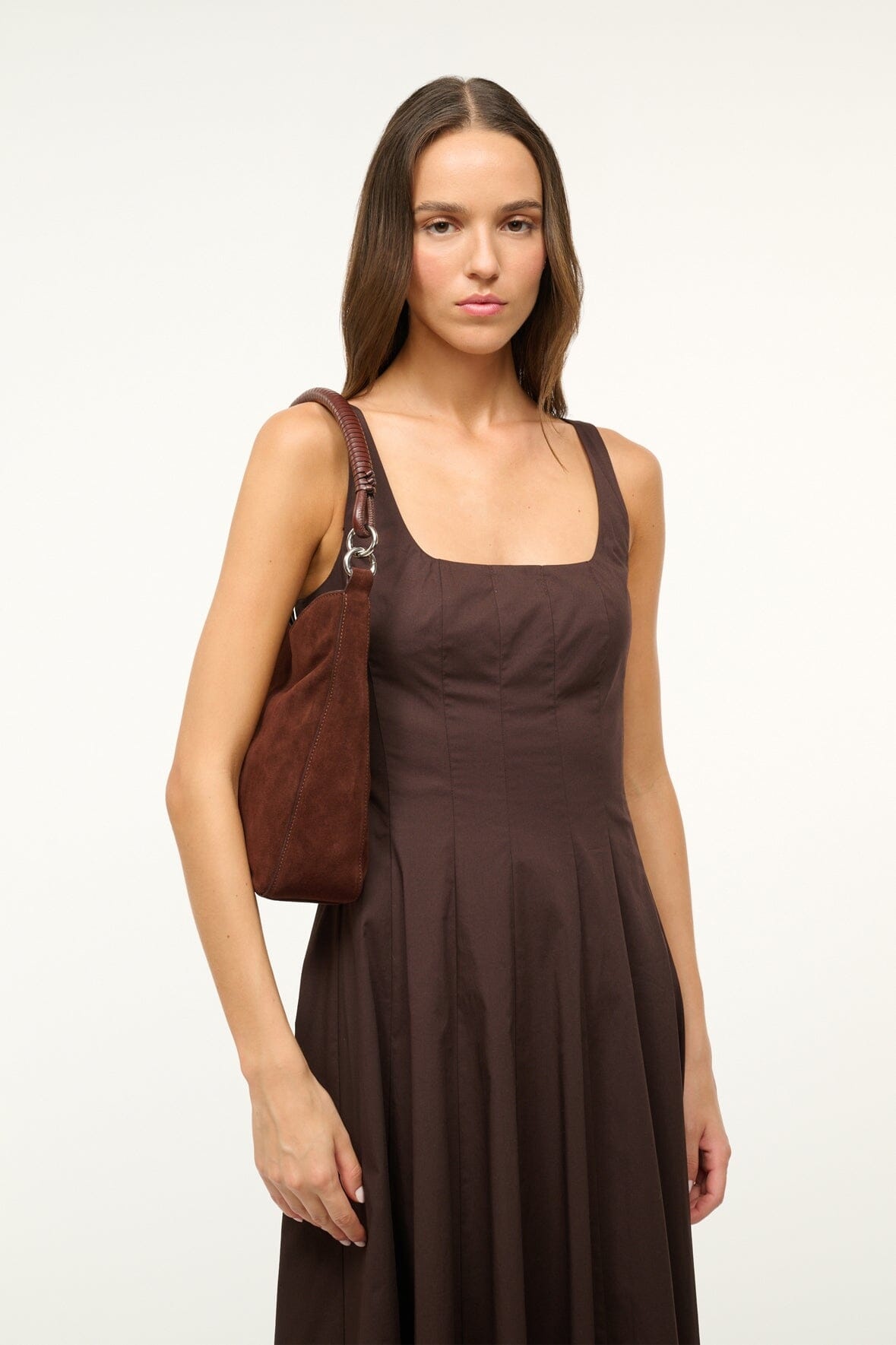 STAUD MEL SHOULDER BAG MAHOGANY - 2