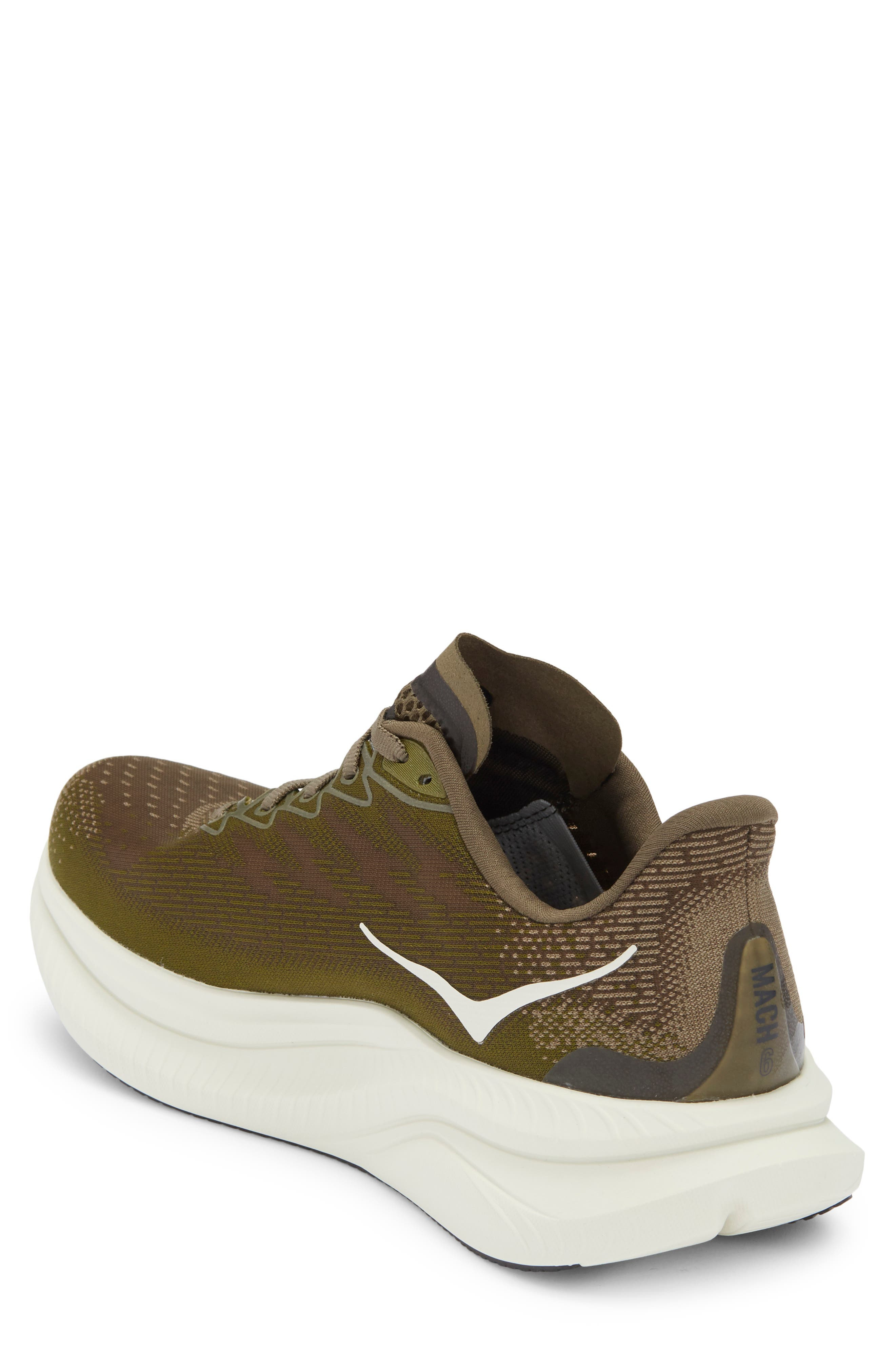 HOKA Mach 6 Running Shoe in Antique Olive /Truffle Salt at Nordstrom - 2