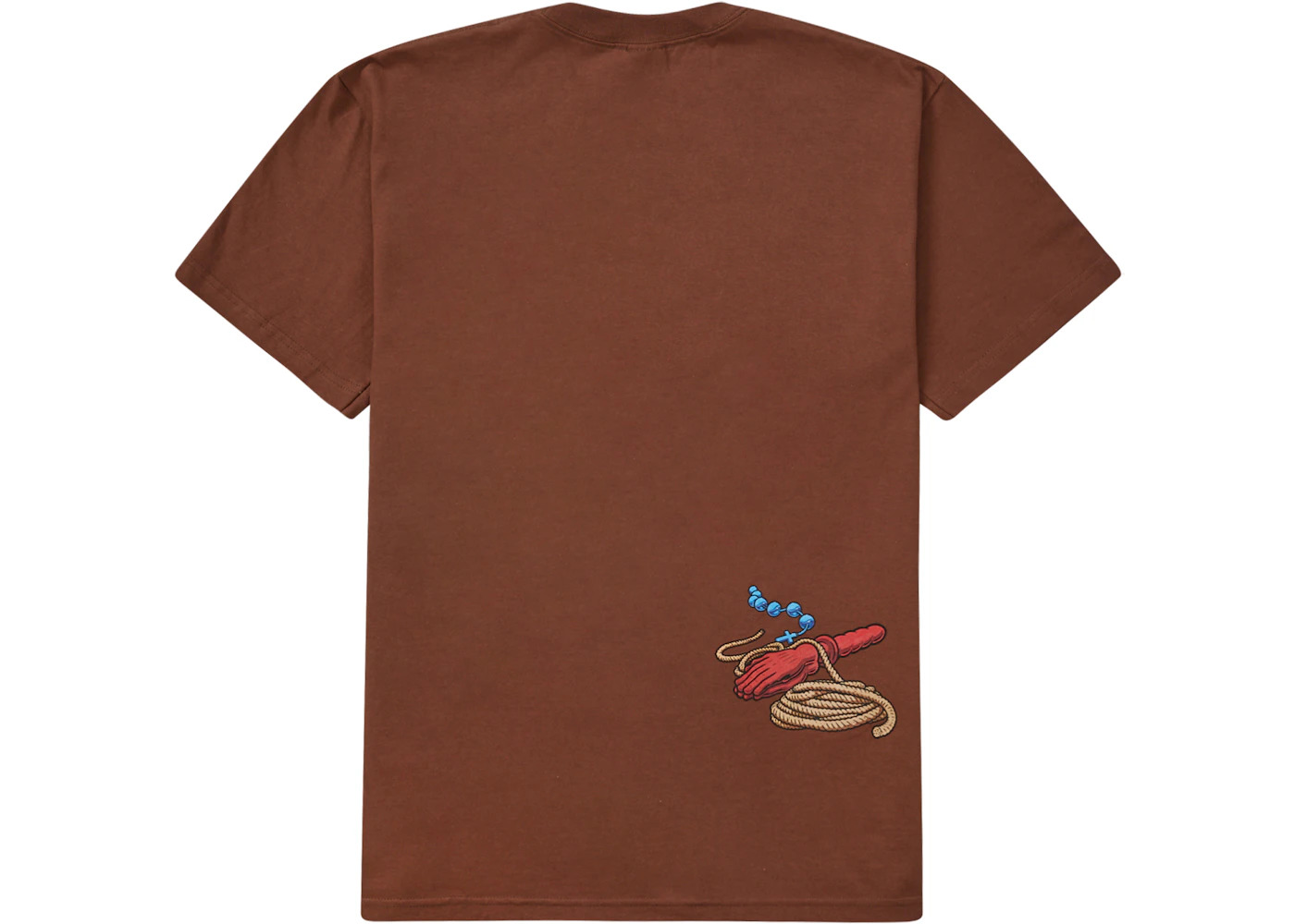 Supreme Nuns Tee Brown - 2