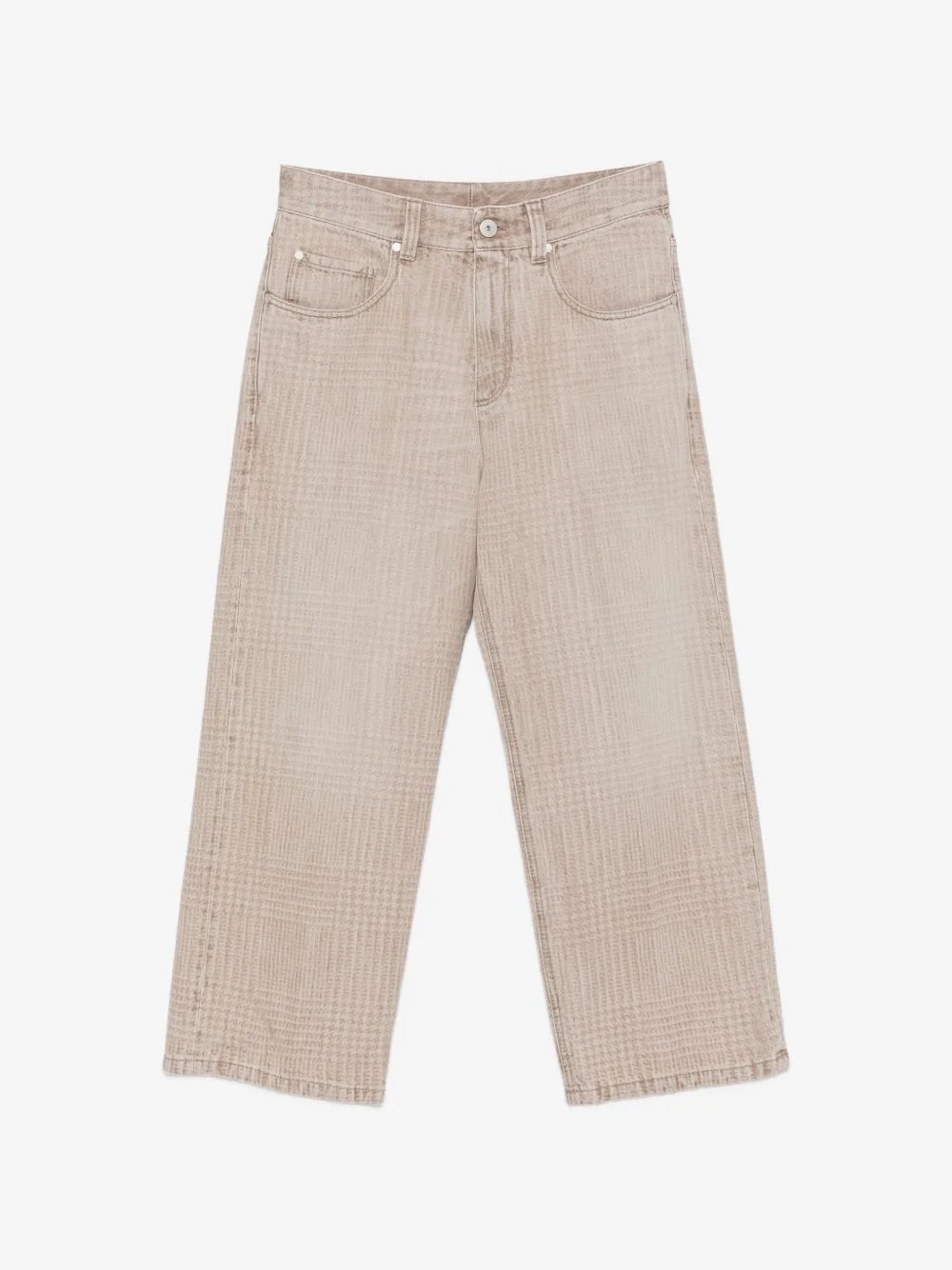 Prince of Wales check jeans - 1