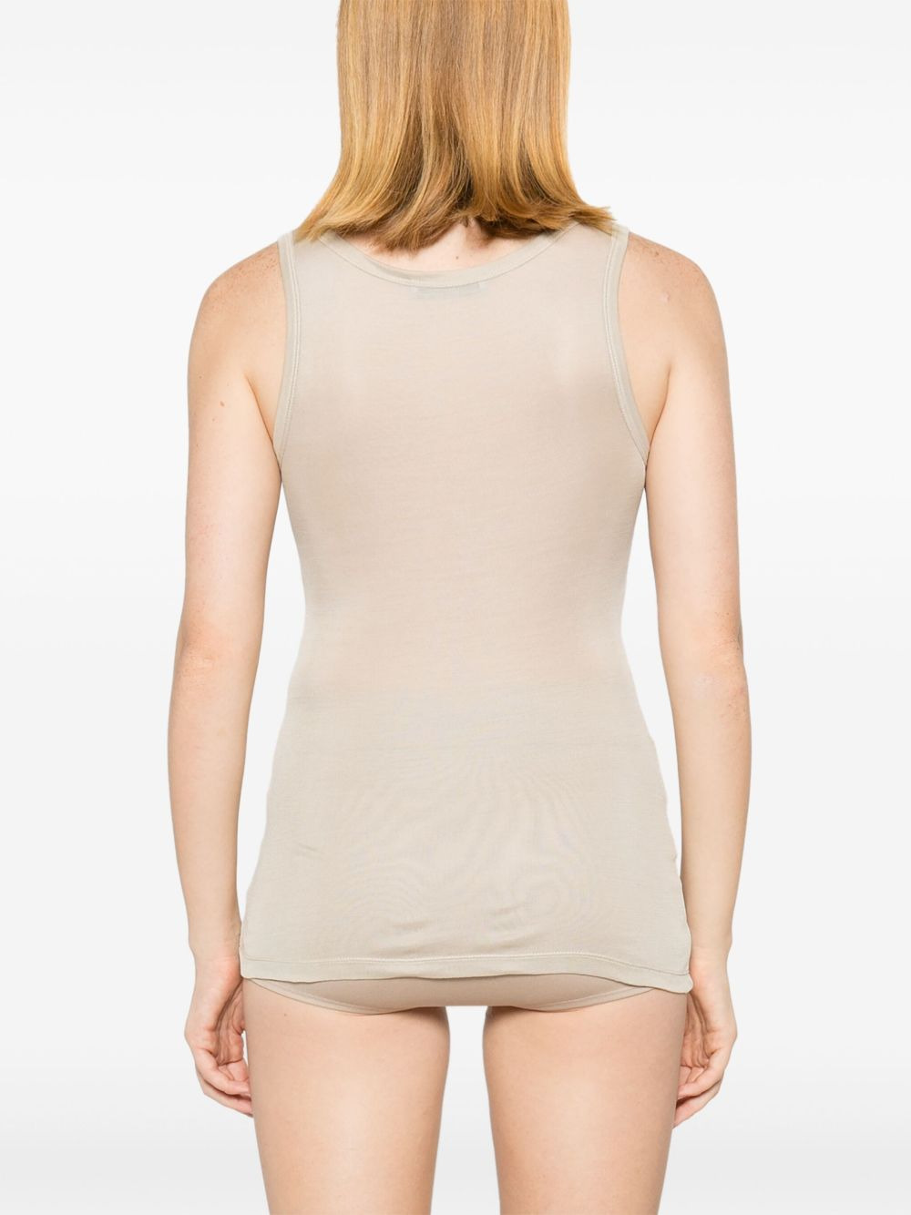 triangle-logo tank top - 4