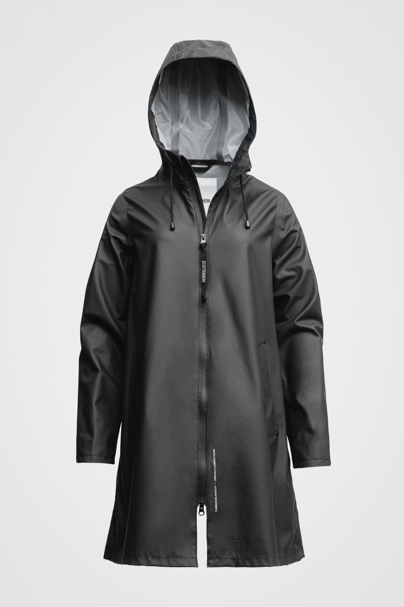 Mosebacke Lightweight Zip Raincoat Black 1