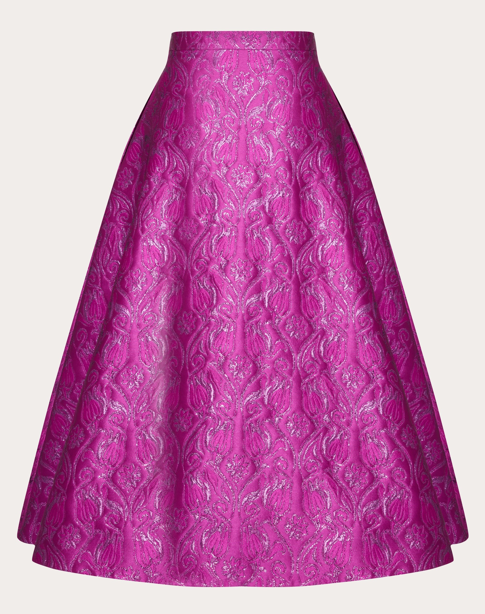 METAMORPHOS TULIPS BROCADE MIDI SKIRT - 2