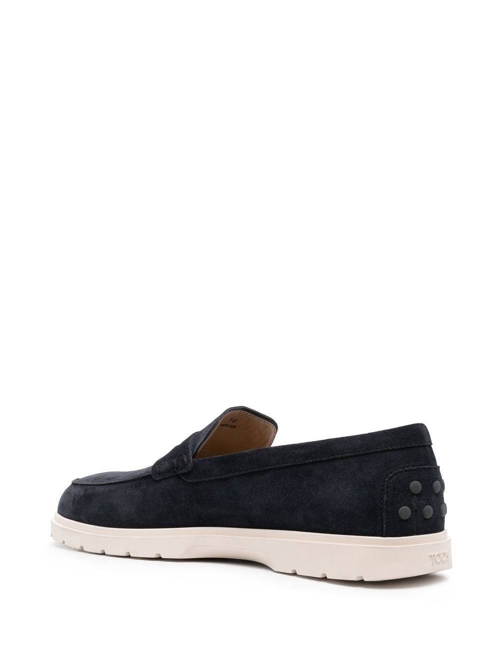 suede penny loafers - 3