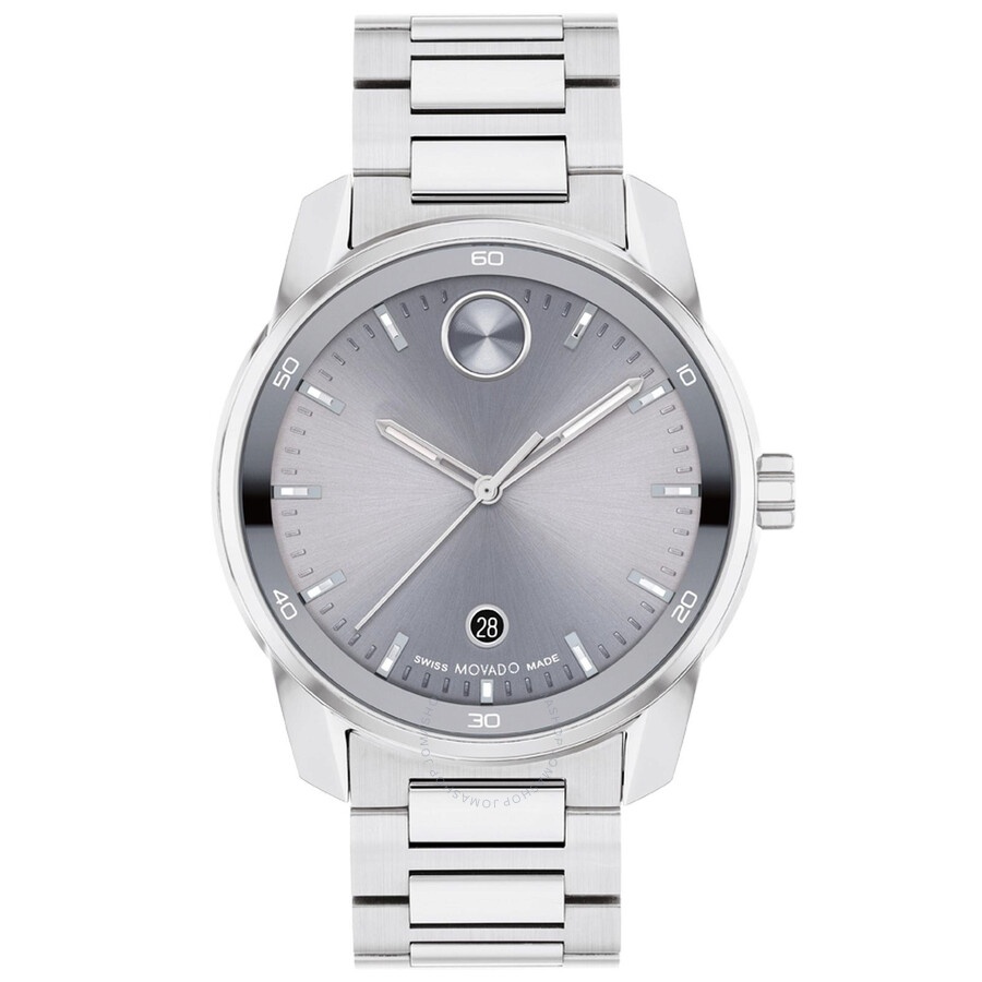 Movado - Movado Bold Verso Quartz Grey Dial Men's Watch 3601204 - 1