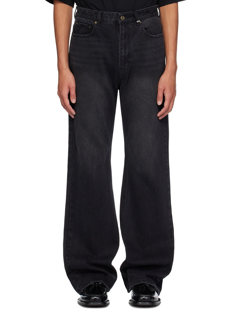 Black Bootcut Jeans 1