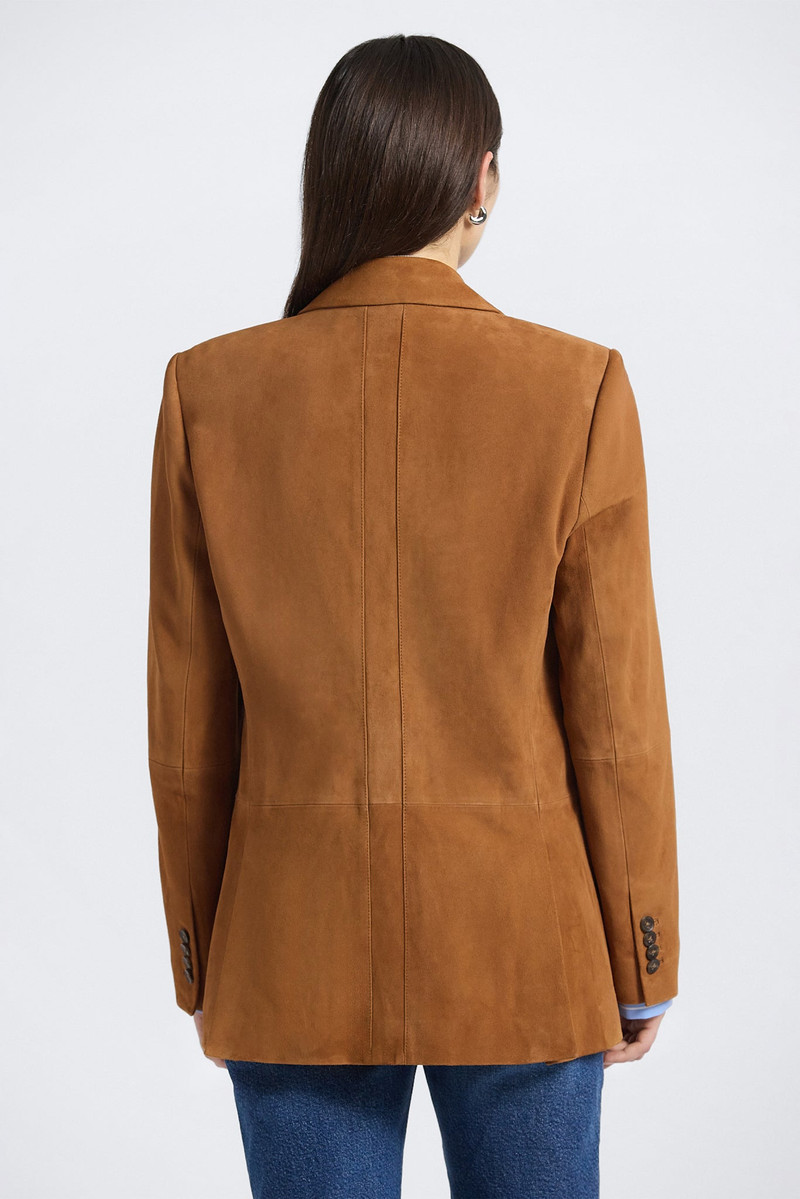 DEREK LAM 10 CROSBY EURELLE SUEDE BLAZER outlook