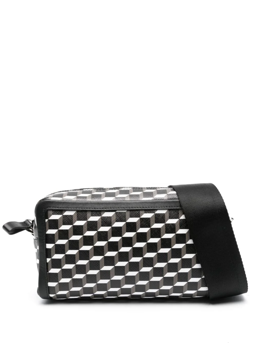 Cube Box leather shoulder bag - 1