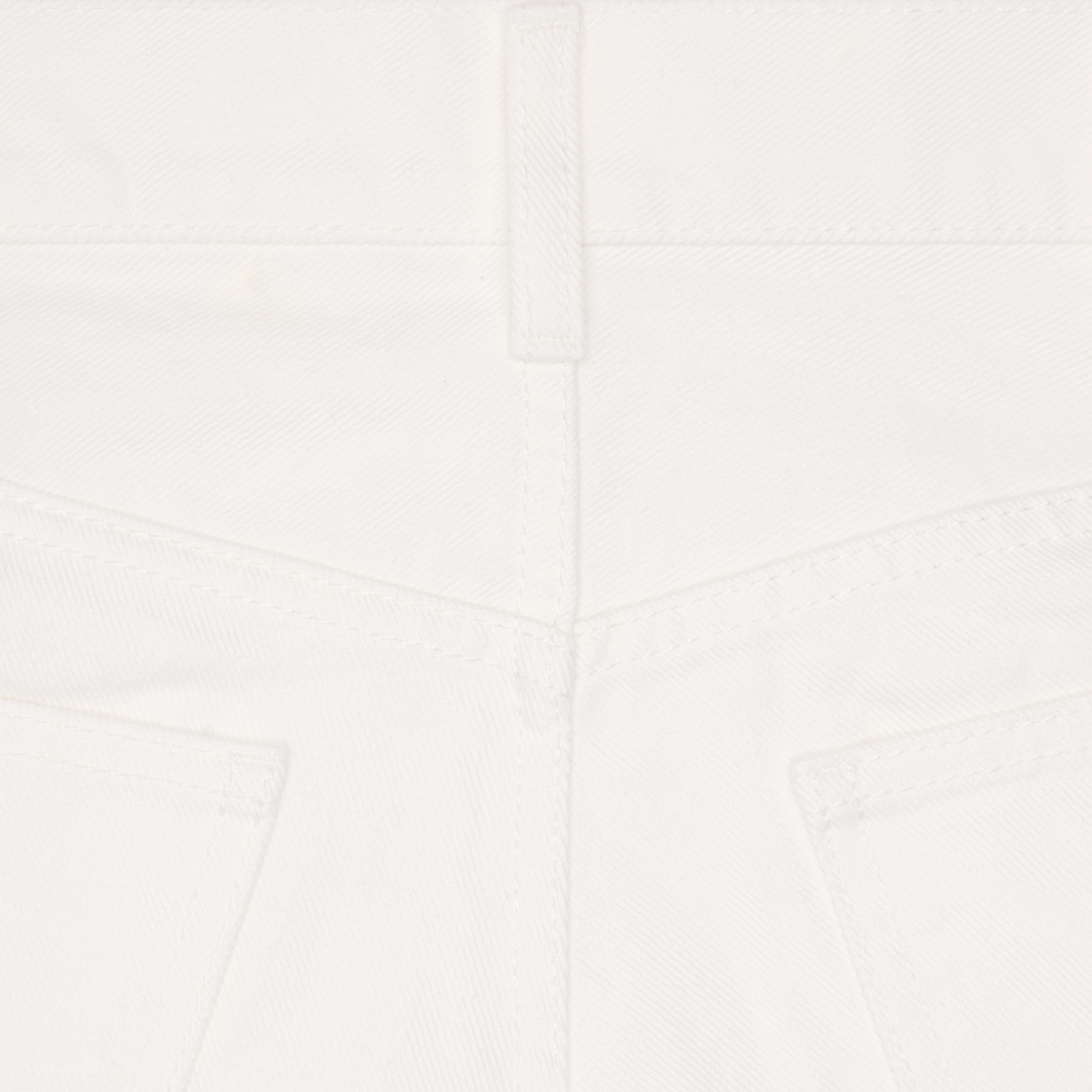 POLLY JEANS IN OPTIC WHITE WASH DENIM - 3