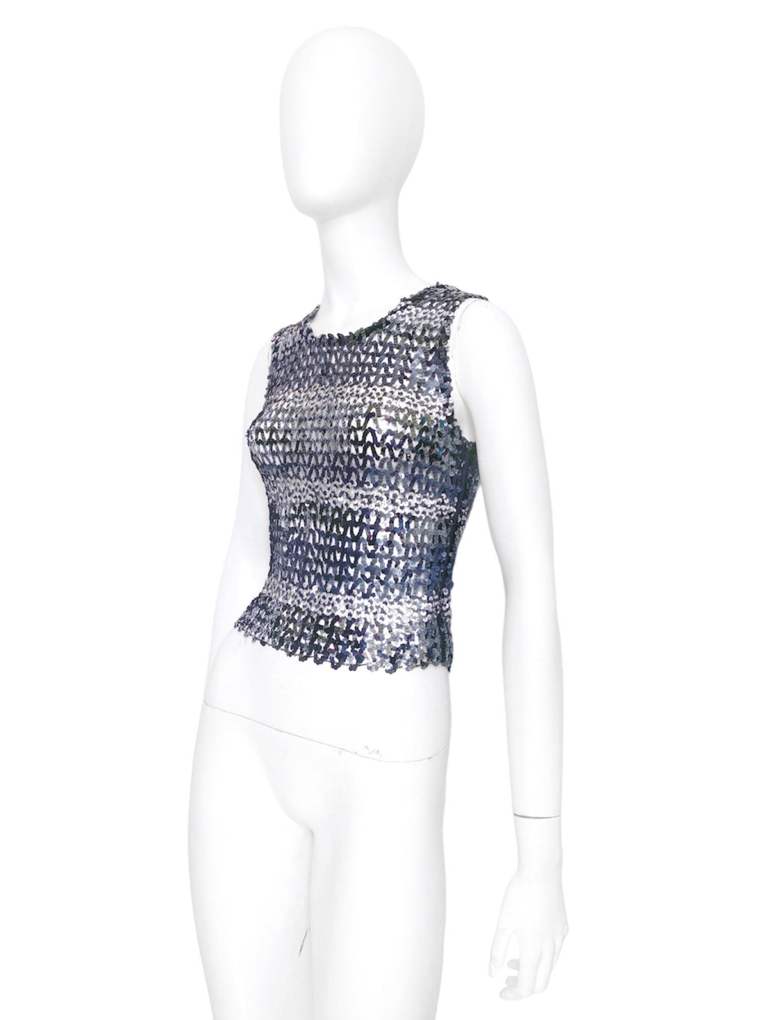 zOthers - Dolce & Gabbana 90s Sequins Mesh Top - 3