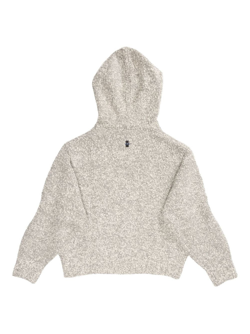 ADER error hooded embroidered cardigan outlook