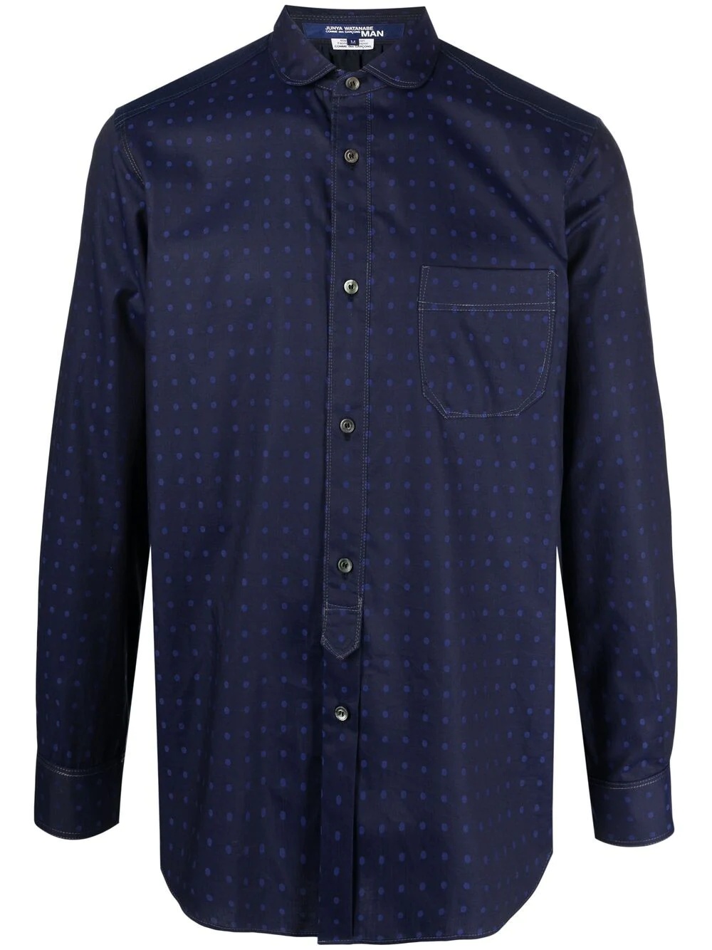 polka-dot cotton shirt - 1