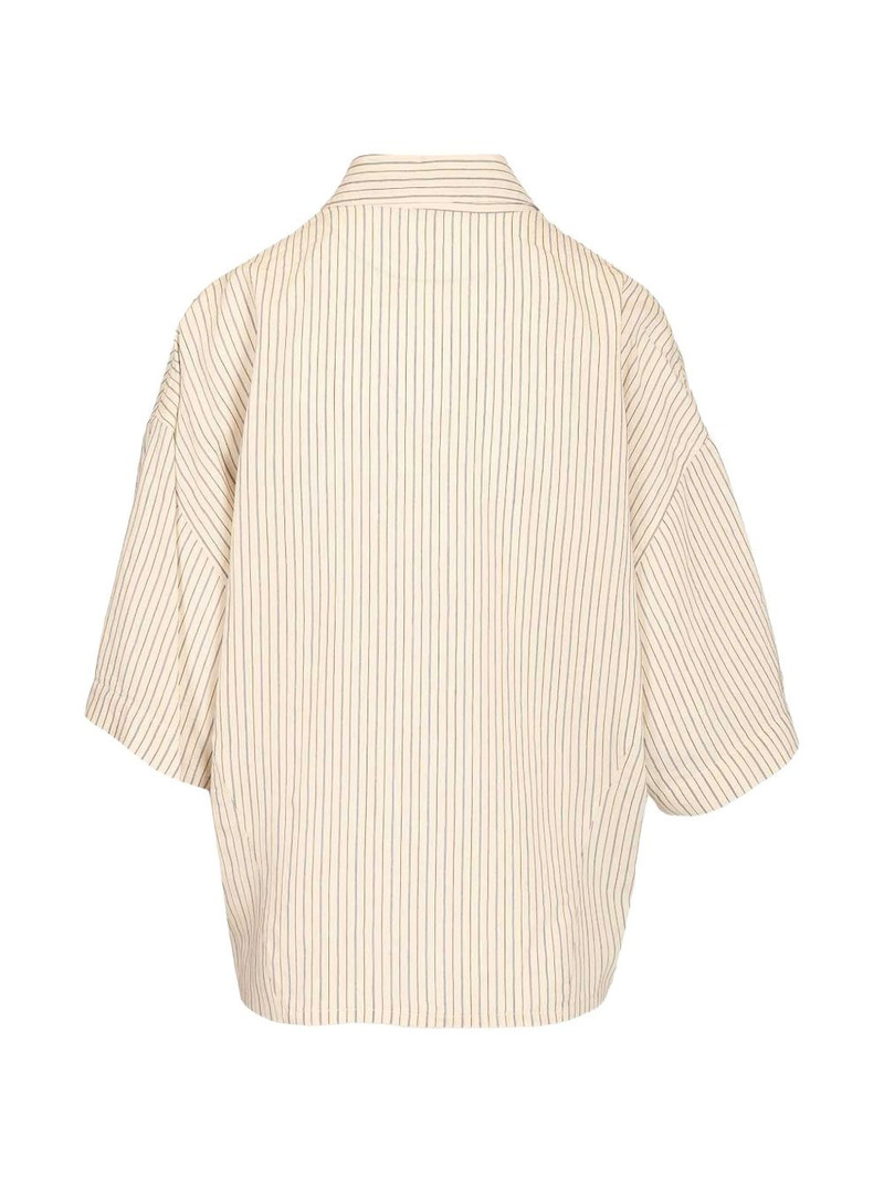 BARENA striped pocket shirt outlook