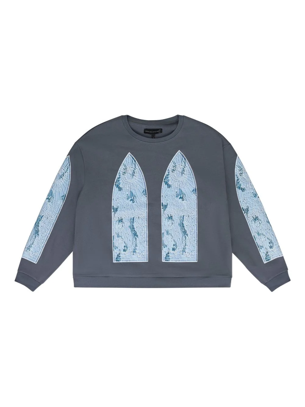 graphic-print crew-neck sweatshirt - 1