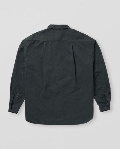 APPLIED ART FORMS Overshirt With Double Chest Pockets - Charcoal outlook