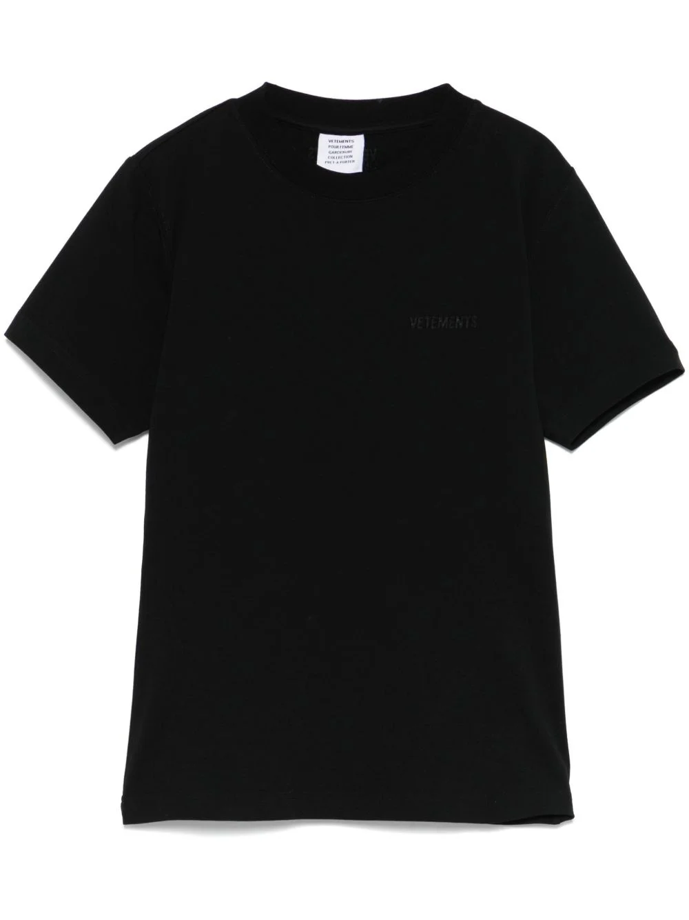 logo-embroidered T-shirt - 1