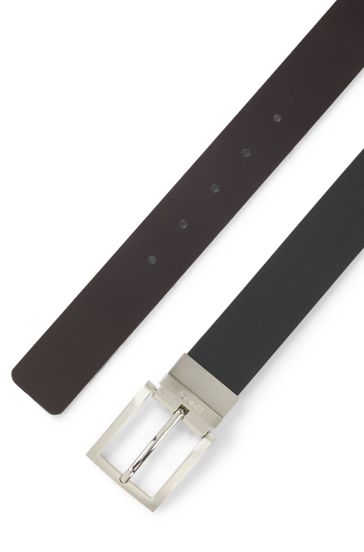 REVERSIBLE BELT IN ITALIAN LEATHER - 3