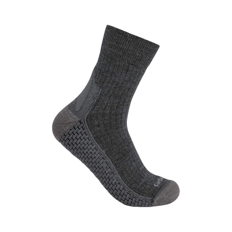 Carhartt Force® Grid Midweight Merino Wool Blend Quarter Sock 1