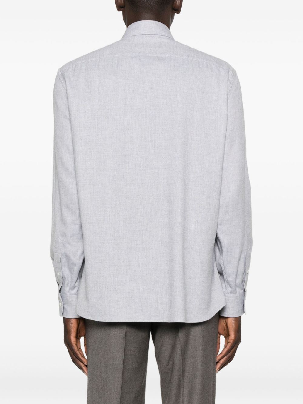 long-sleeve button-down shirt - 4