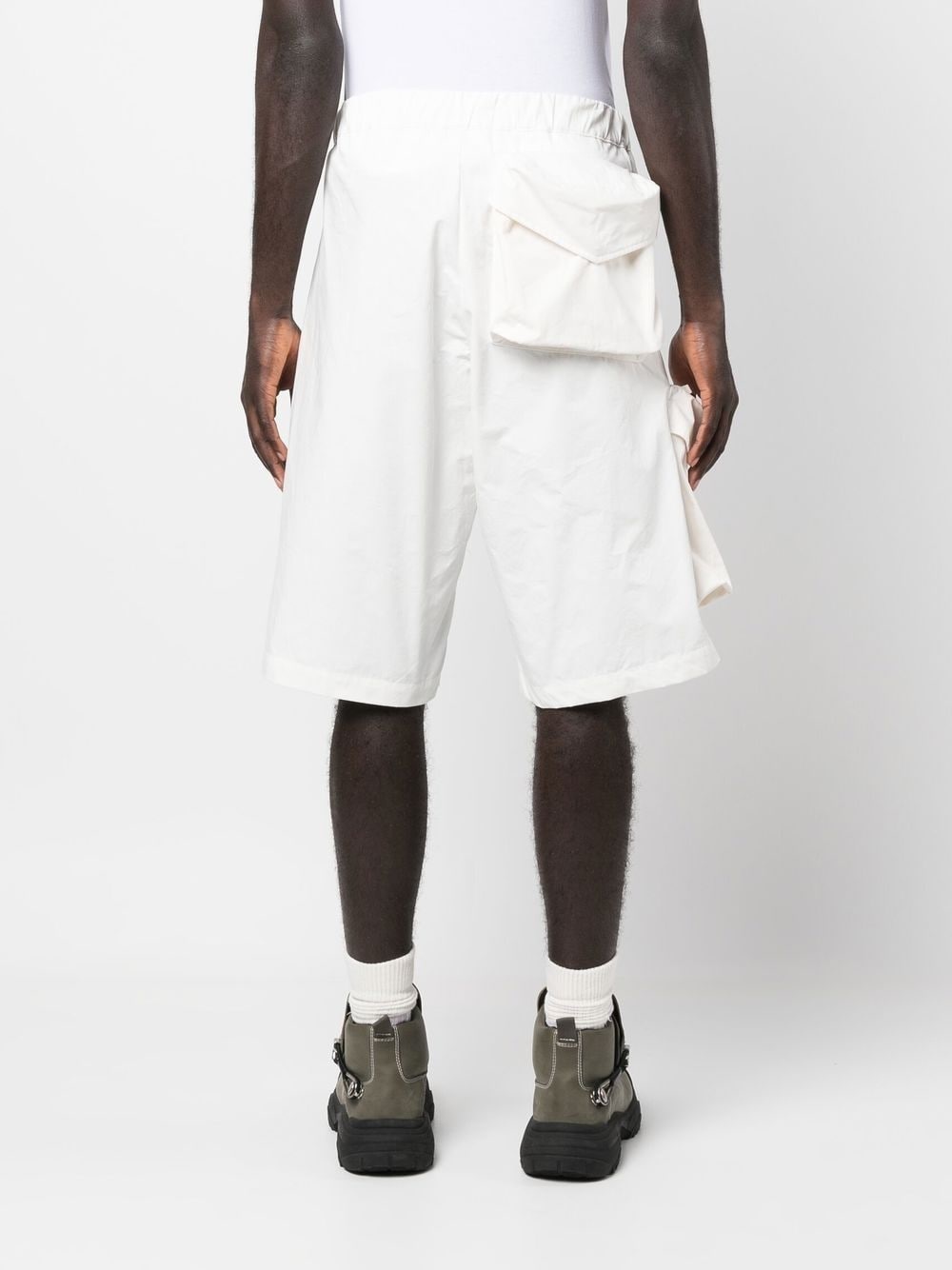 cargo-style cotton shorts - 4