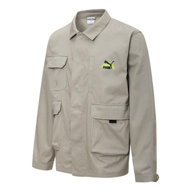 PUMA Camping Mountain Cargo Jacket 'Grey' 537423-68 - 1