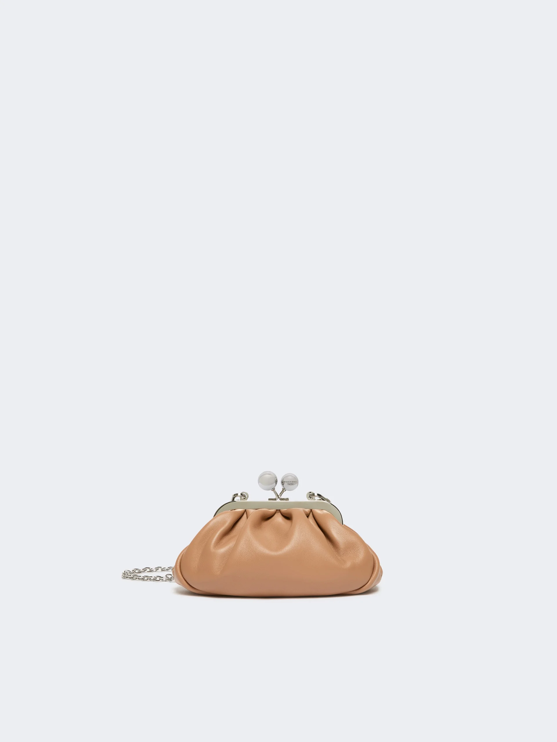 NEMBI Extra-small Pasticcino Bag in shiny sheepskin - NUDO - 1