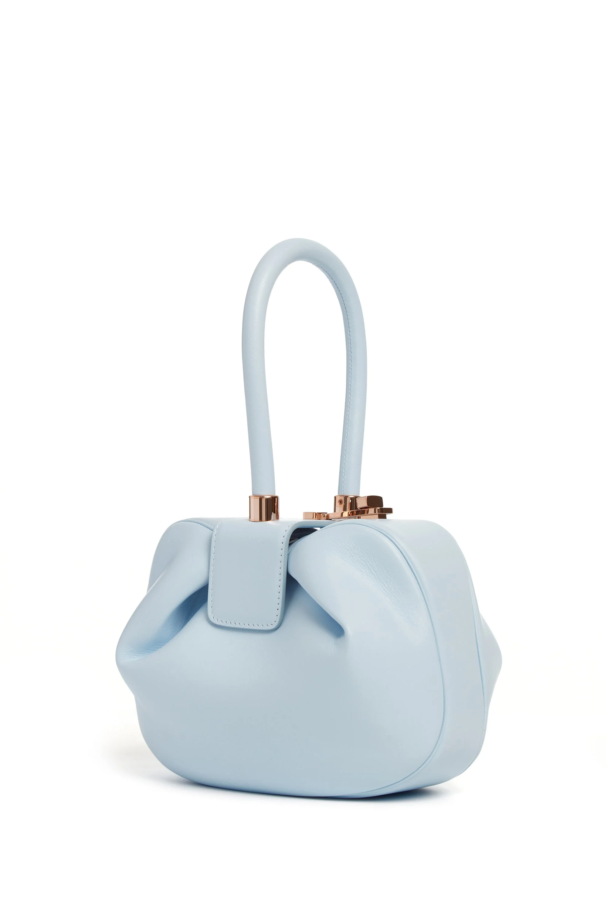 Nina Bag in Light Blue Nappa Leather - 1