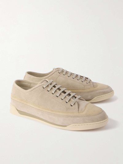 John Lobb Court Two-Tone Suede Sneakers outlook