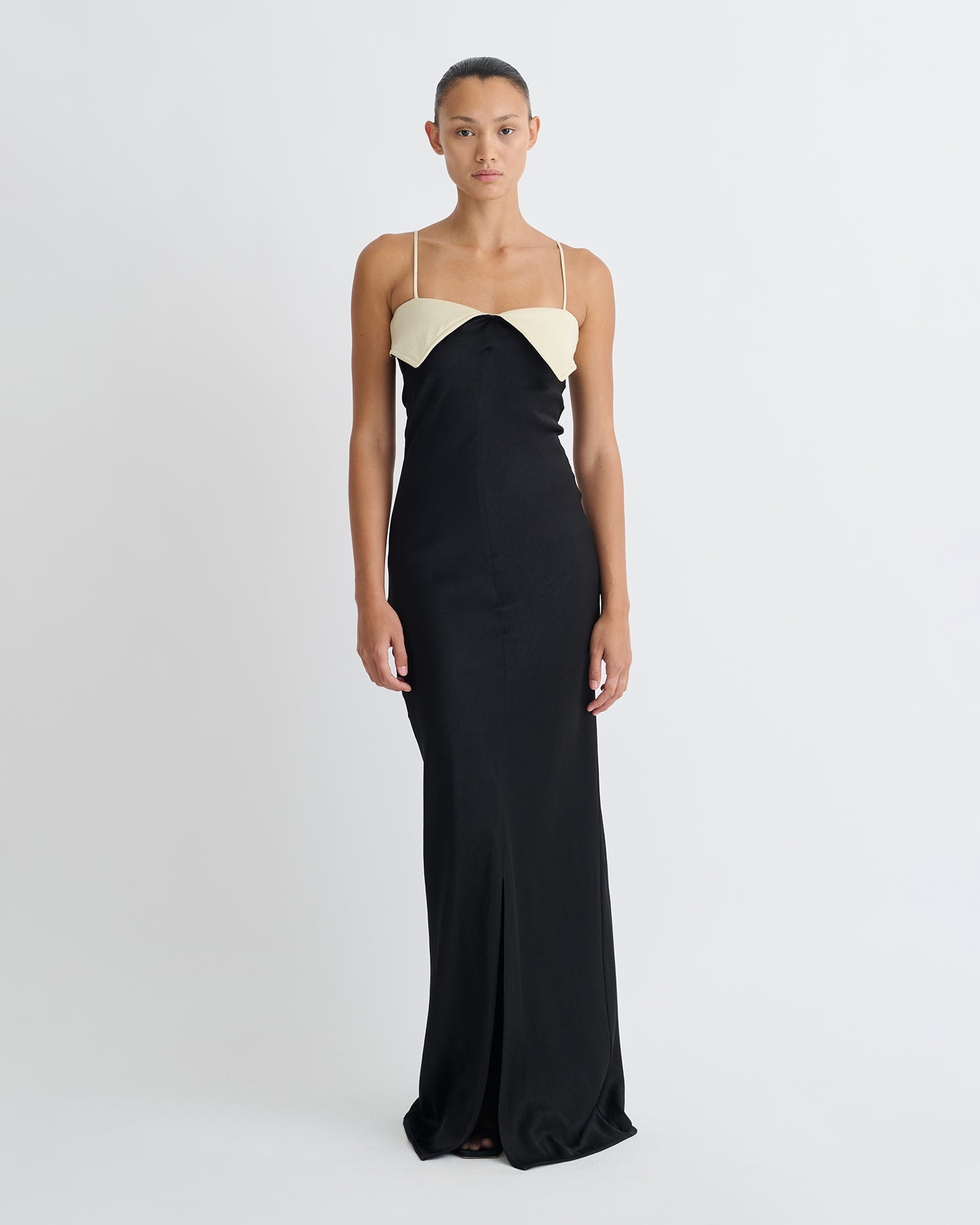 Crisp Satin Dress - 3