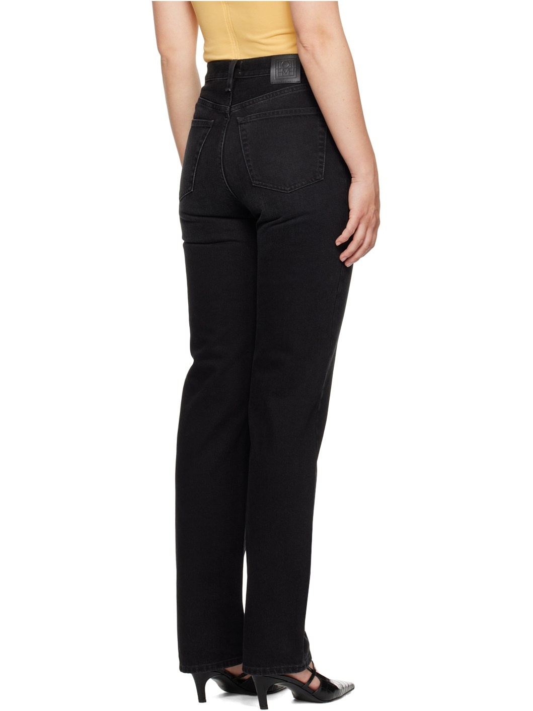 Black Classic Cut Jeans - 3