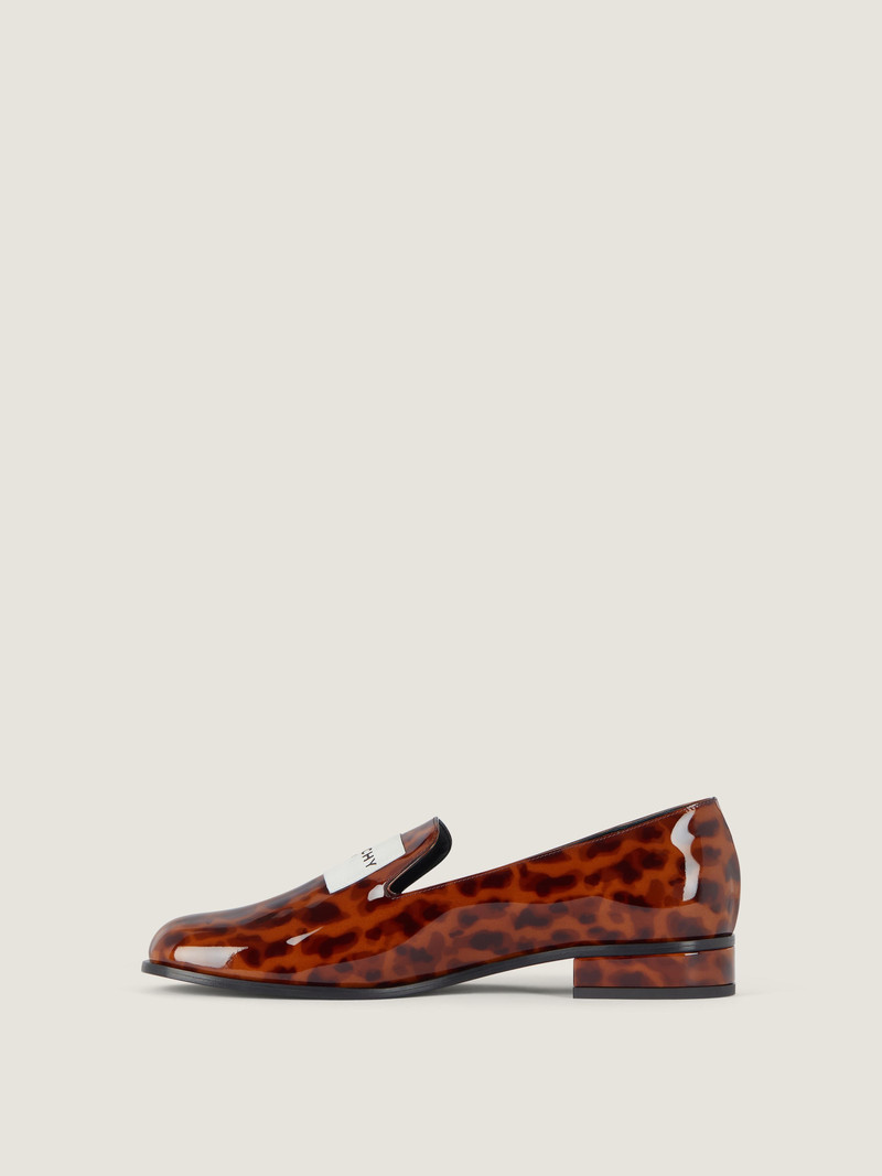 Givenchy TUX LOAFERS IN TORTOISE SHELL PATENT LEATHER outlook