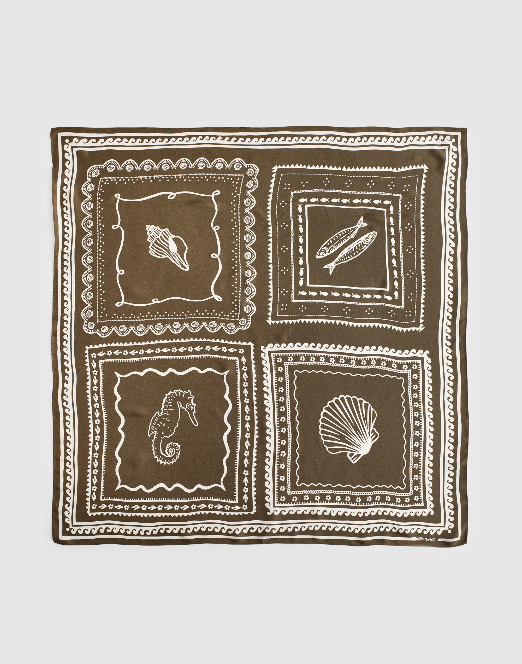 Medium Silk Bandana - 1
