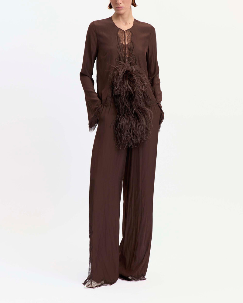 16ARLINGTON RICCI TROUSER IN SATIN outlook