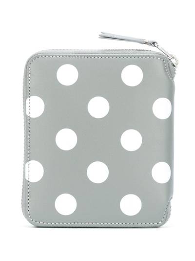 Comme Des Garçons polka-dot zipped wallet outlook