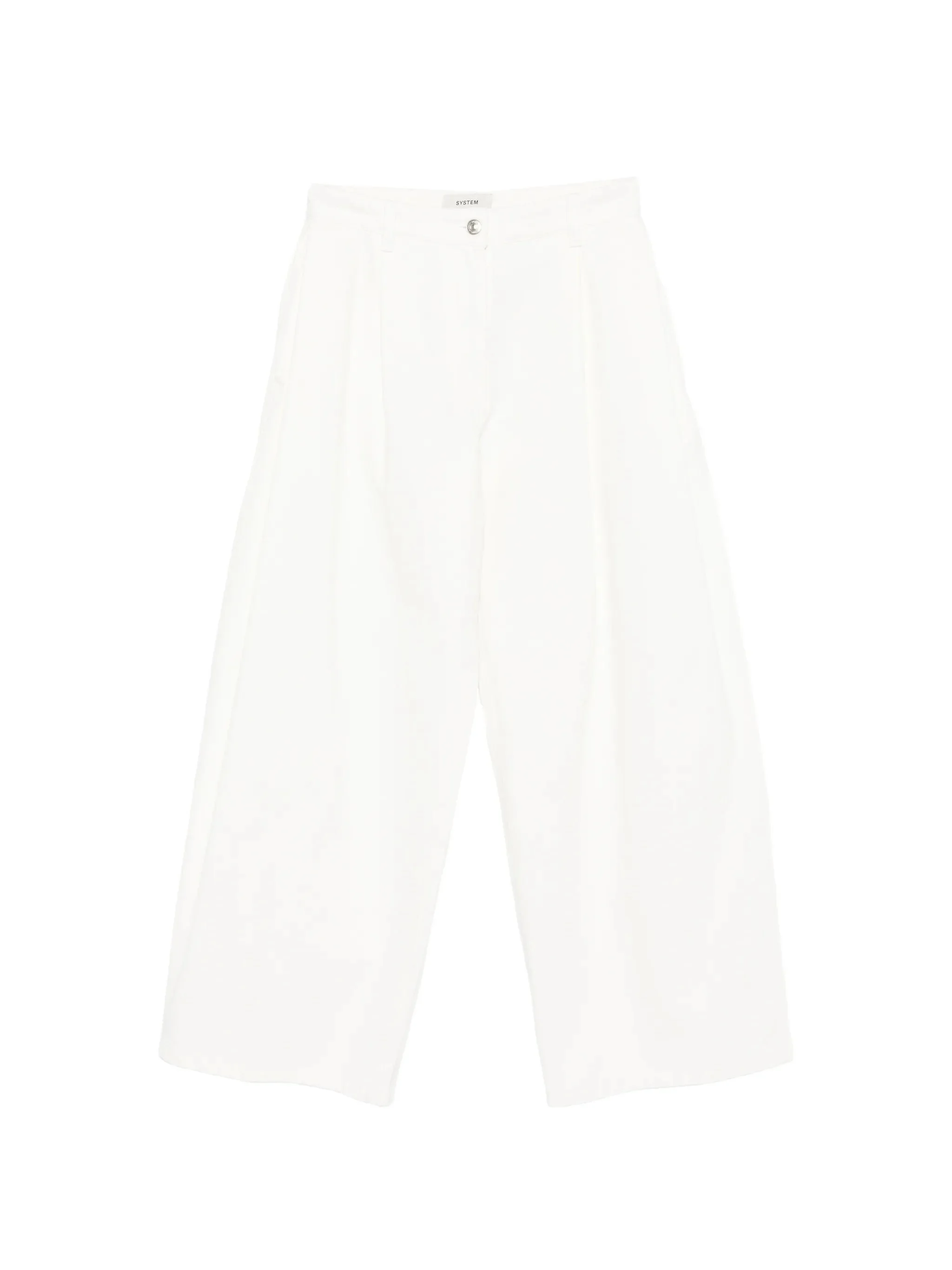 System Button-fastening Pleated Jeans - 1