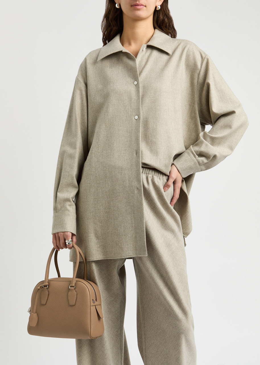 The Row India 10 Grained Nubuck top Handle bag - 5
