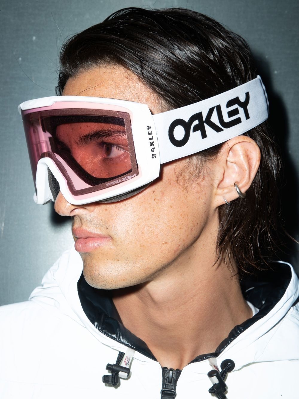 え*ん様 Oakley Flight Deck  Goggles Oakley Flight Deck Snow Goggles, Hi Pink Iridium, Size L