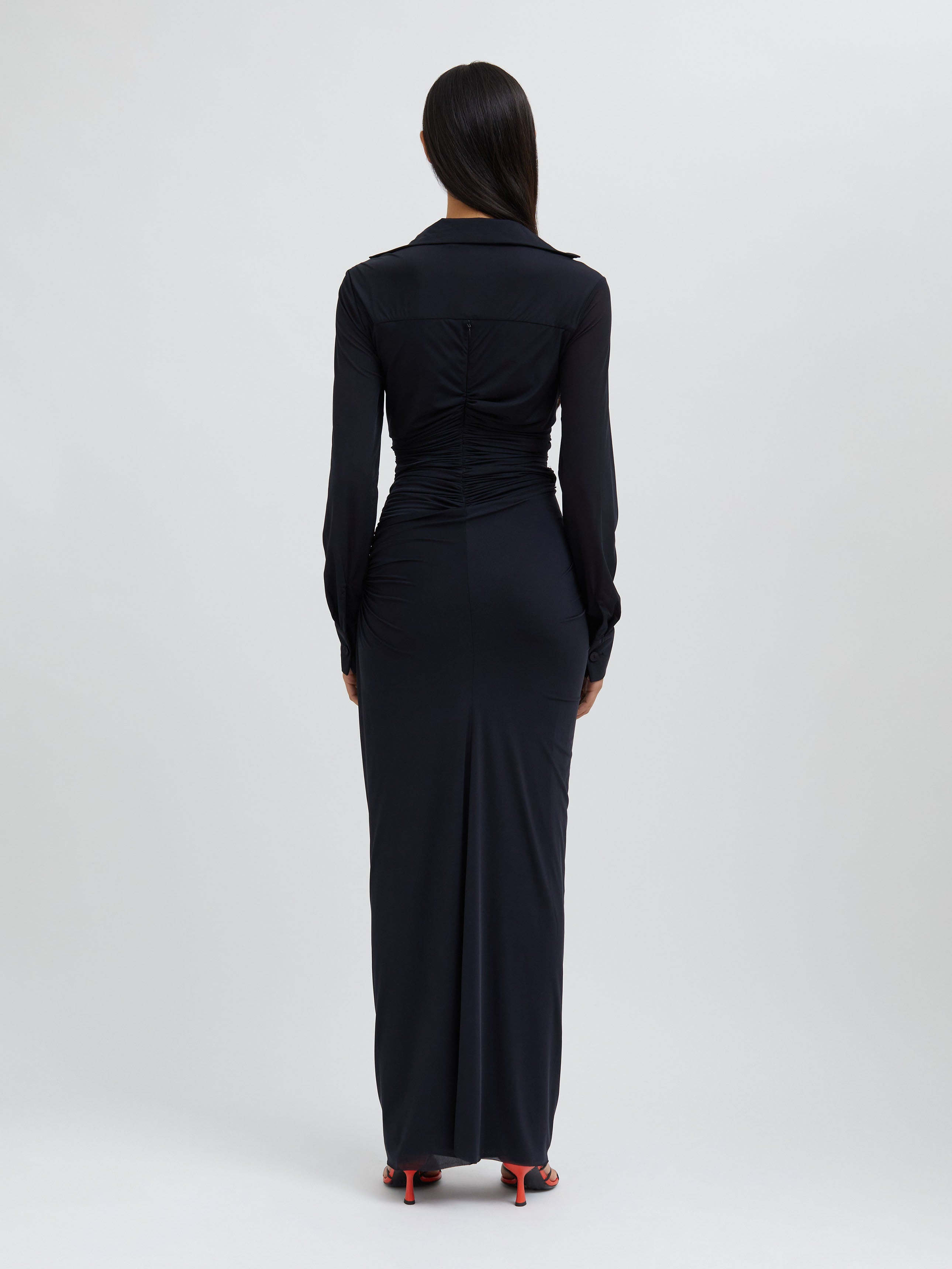 Venus Plunge Shirt Dress - 5