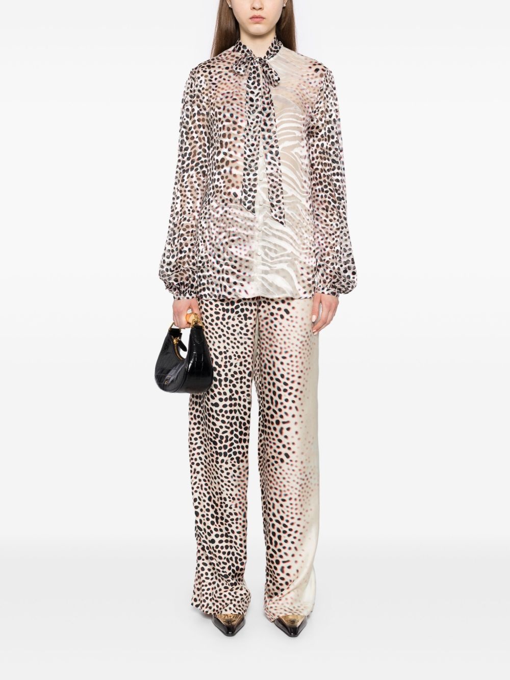 all-over graphic print shirt - 2