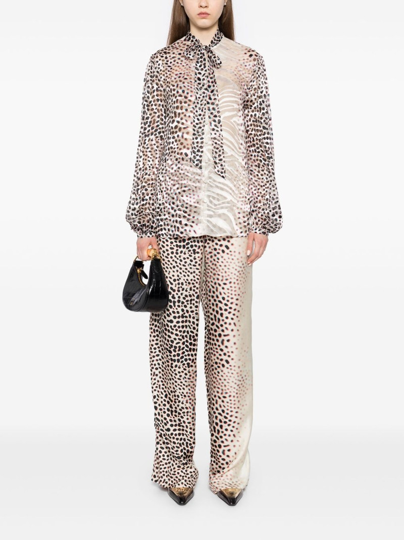 Roberto Cavalli all-over graphic print shirt outlook