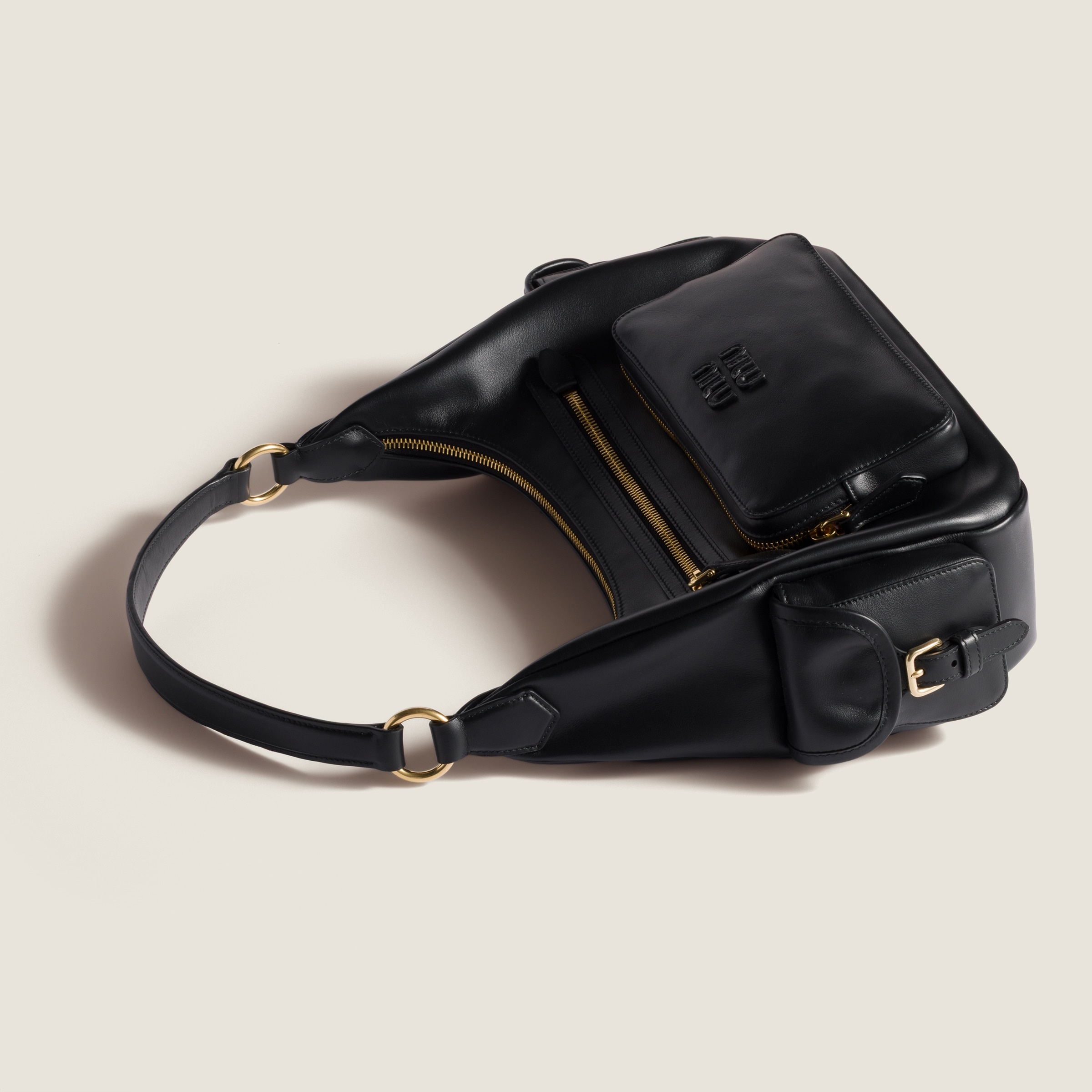 Pocket leather bag - 5