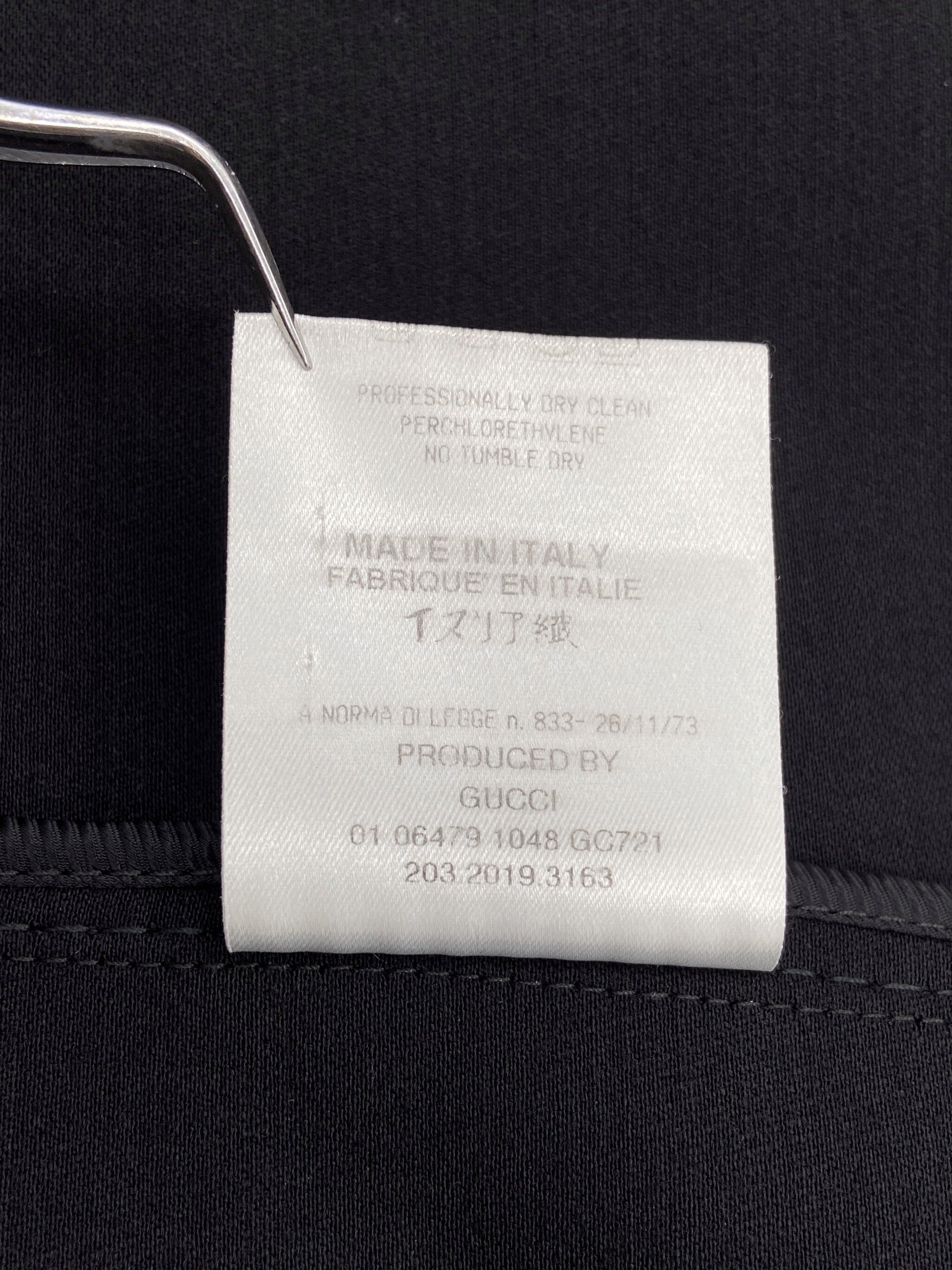 Gucci Fall 2001 Tom Ford Black Wool Tank Top Skirt Set 40 - 11