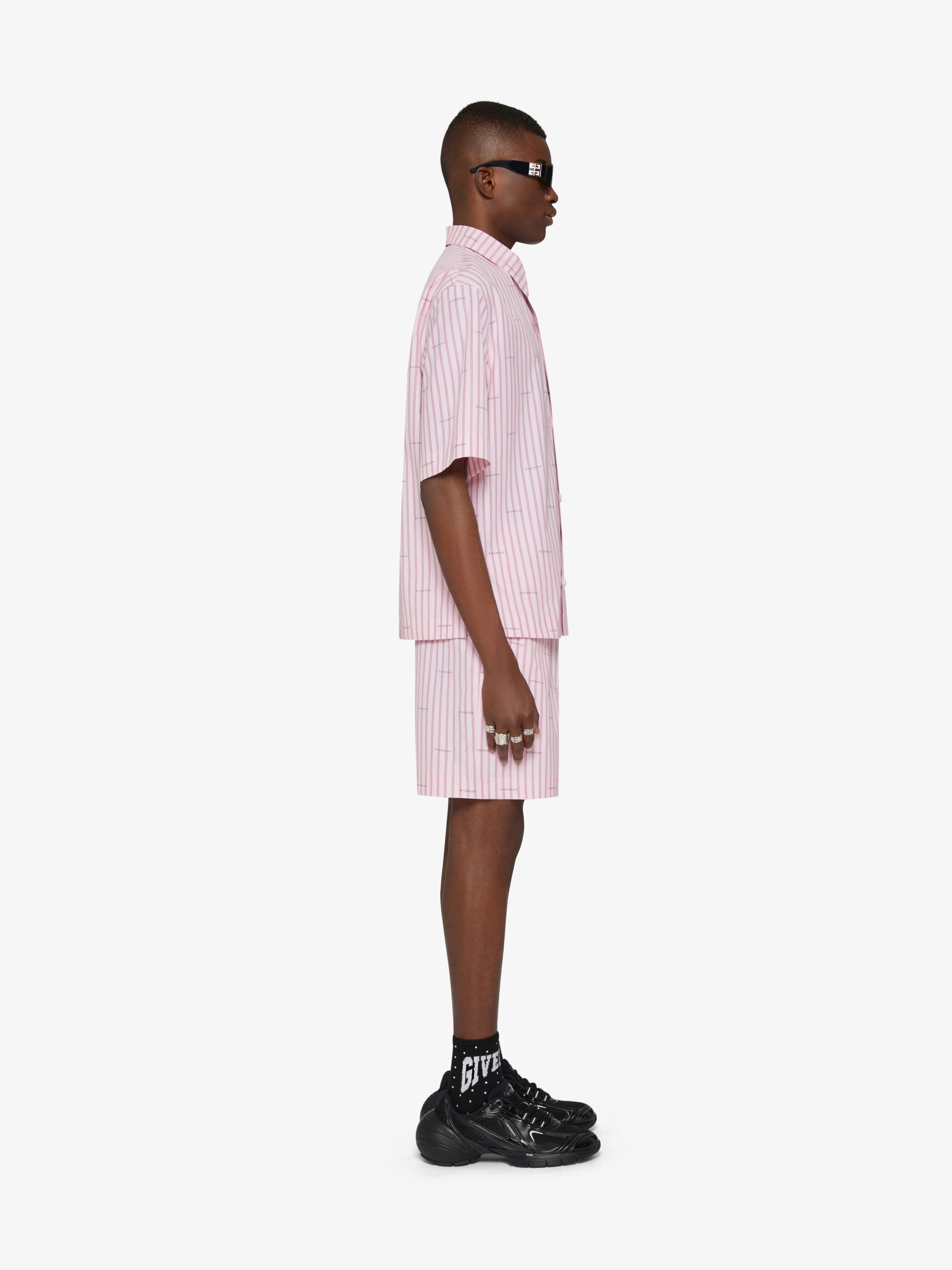 GIVENCHY BOXY FIT SHIRT IN POPLIN WITH STRIPES - 3
