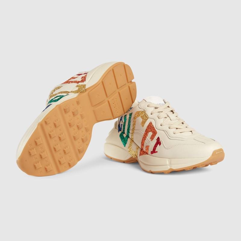 Gucci Rhyton Logo Sneakers - 2
