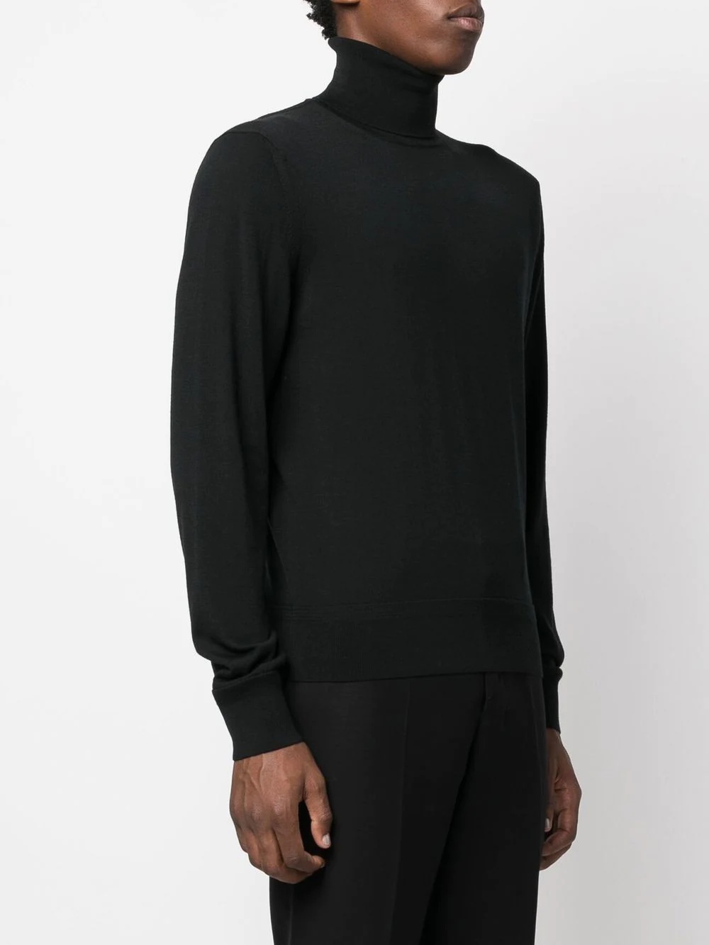 roll-neck wool jumper - 3