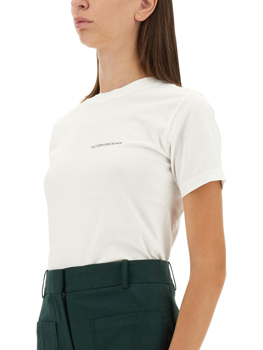 Victoria Beckham Women T-Shirt With Logo - 4