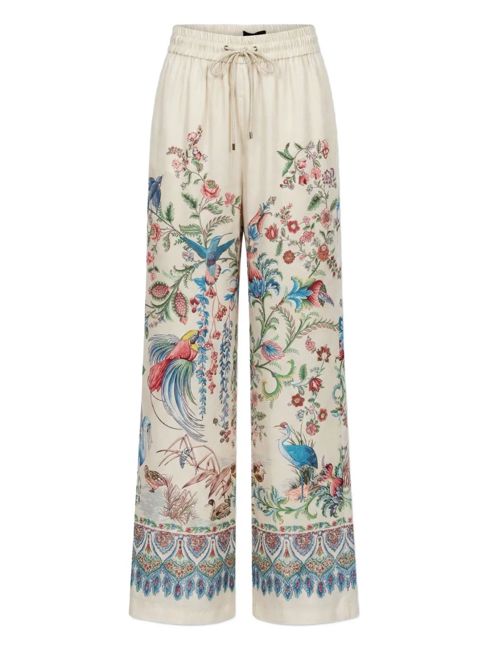 floral-print trousers - 1