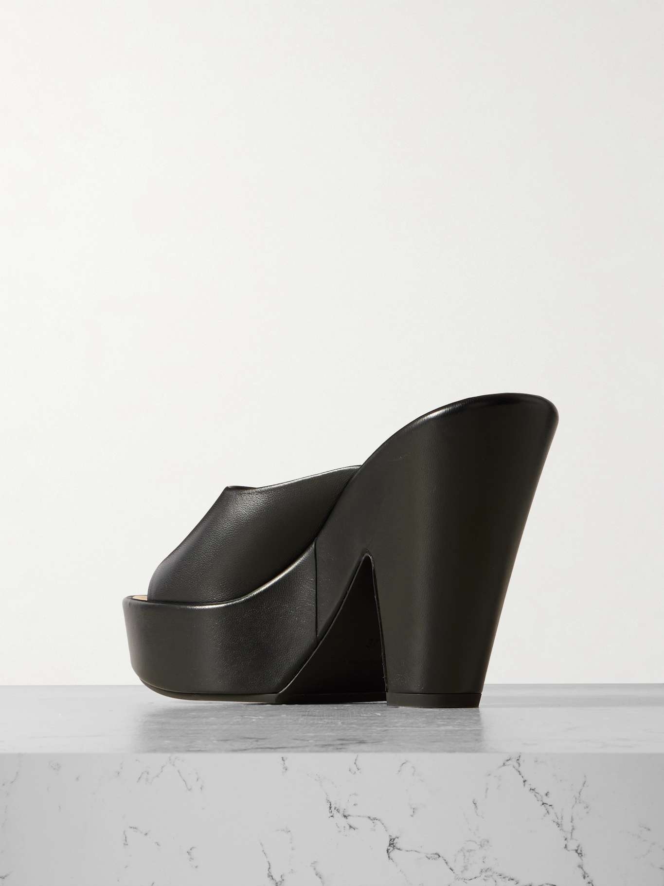 Doll leather platform mules - 3