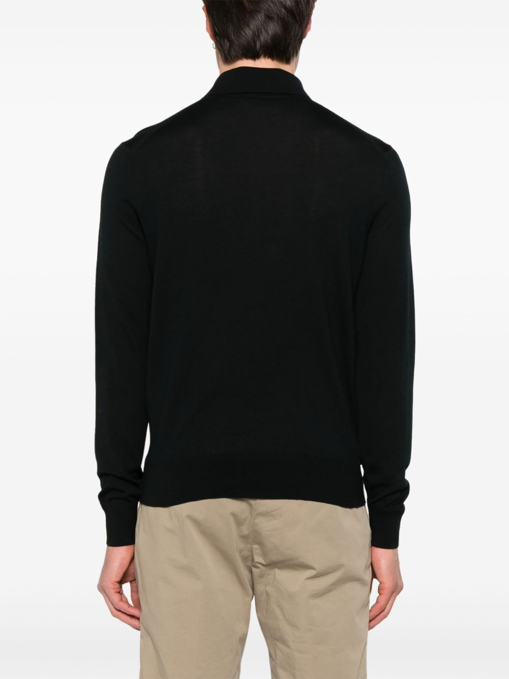 wool polo shirt - 3